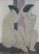 Haroutioun Torossian (Lebanese 1933 - ?), Woman In Mirror