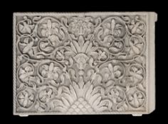 A large buff sandstone architectural panel, Rajasthan, Western India, 18th century or later, of