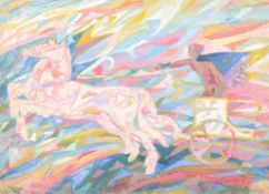 A Rozhdestvensky (Russian c.1910), Moscow, The chariot 1921