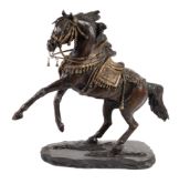 δ Annette Yarrow (British b. 1932), a patinated and gilt finished bronze horse,