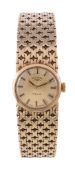 Rotary, a lady's 9 carat gold bracelet wristwatch, import mark for London 1973, manual wind