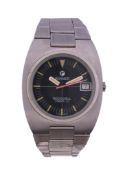 Roamer, Rockshell Mark VI, ref. 522-5120614, a stainless steel bracelet wristwatch, no. 358522,