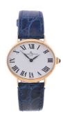 Ω Baume & Mercier, ref. 37062, a lady's 18 carat gold wristwatch, no. 465953, manual wind movement,