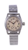 Rolex, Oyster, a boys sized stainless steel wristwatch, no. 78161, circa 1939, manual wind