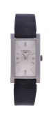 Longines, ref. 7352-1, a stainless steel wristwatch, no. 165, manual wind movement, 17 jewels, cal.