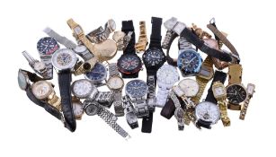 A collection of assorted watches, to include examples by Casio, Edward East, Lorus, Rotary, Seiko,