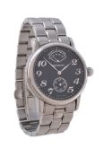 Montblanc, Meisterstuck, ref. 7017, a stainless steel bracelet wristwatch, no. PL43283, circa 2014,