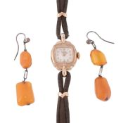 Rotary, ref. 2357, a lady's 9 carat gold wristwatch, hallmarked London 1955, manual wind movement,