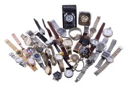 A collection of wristwatches, to include examples by Andre Belfort, Ben Sherman, Citizen, Diesel,