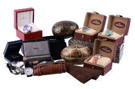 A collection of wristwatches, to include examples by: Claude Bernard, Davis, Fred, Kenzo, Mondaine,