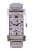 Dunhill, ref. ZXQH, a stainless steel bracelet wristwatch, no. 115Q13622, quartz movement, 7