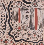 Nyurapayia Nampitjinpa (Australian 1935-2013) - Yumarra 2007 Acrylic on linen 91 x 91cm (35 7/8 x 35