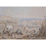 Louise Desire Thienon (French 1812-1875) - Tangiers Watercolour Signed, inscribed and dated ' Janr