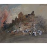 Hercules Brabazon Brabazon The village fete Watercolour and bodycolour... Hercules Brabazon Brabazon