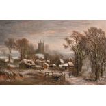 Charles Leaver (British 19th century) - Whiston, Northamptoshire Oil on canvas Signed, titled and