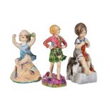 Three Royal Worcester figures modelled by F.G. Doughty , various date codes 1950s, comprising: '