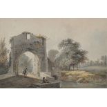 Paul Sandby Ruined archway Watercolour 31 x 49cm Paul Sandby (British 1731-1809) Ruined archway