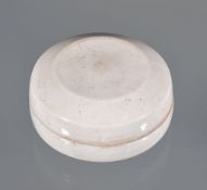 A Chinese Qingbai type circular box and cover, 11.2cm diameter