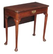 A George II mahogany side table or bedroom table , circa 1750, almost certainly Scottish, the