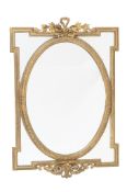 A Victorian giltwood and composition mirror , second half, 19th century, 130cm high, 90cm wide