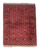 A Bokhara rug , approximately 310cm x 202cm