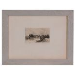 David Law, (1831 ~ 1901), a set of twelve etchings of waterside views, late 19th century, later