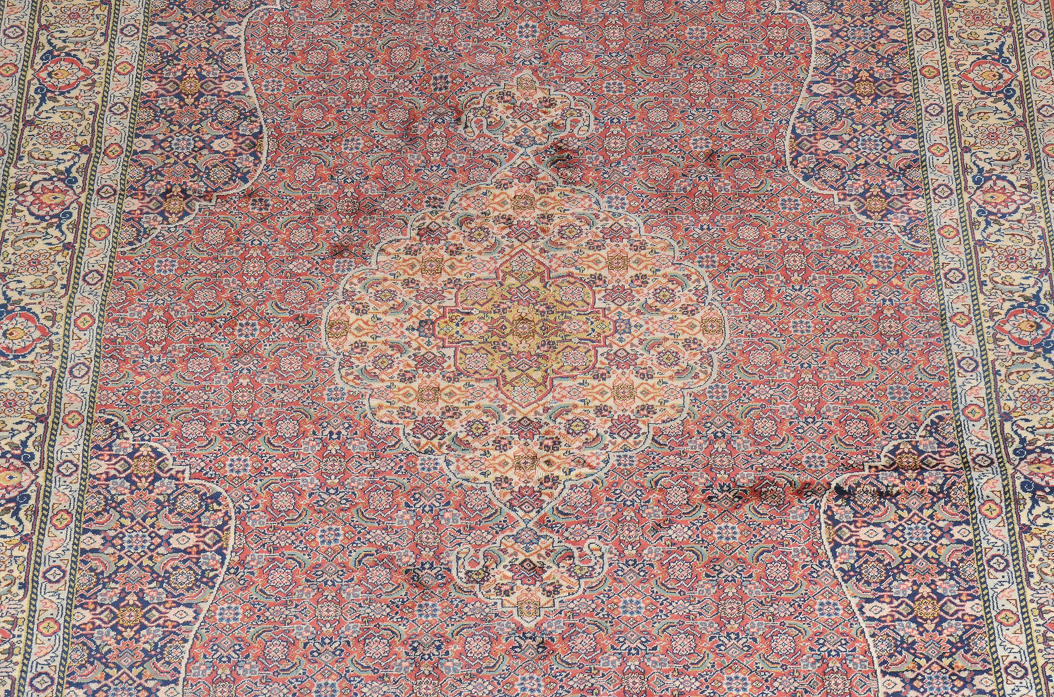 A Tabriz carpet , approximately 298 x 199cm - Image 2 of 2