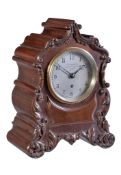 An Edwardian mahogany small bracket timepiece John Walker, London, circa 1810 The four columnar