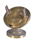 A brass heliochronometer Pilkington and Gibbs Limited, Preston; retailed by James Brown, Glasgow,