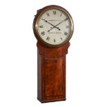 A rare George III mahogany hour-striking tavern clock The dial signed for Desbois and Wheeler,