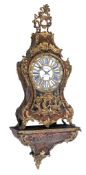 Ω A Louis XV style gilt brass mounted Boulle bracket clock The dial signed for Passeral, Paris,