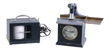 A cast iron industrial time-recording timepiece Blick Time Recorders Limited, London, early 20th