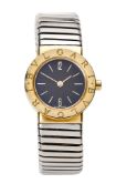 Bulgari, Tubogas, ref. BB 23 2T a lady's two colour gold bracelet wristwatch, no. P.12952, Swiss