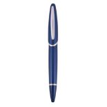 Montegrappa, Ferrari, a blue fountain pen, with a blue resin cap and a blue resin and silver