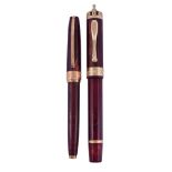 Visconti, Diamond Jubilee, a limited edition fountain pen and ballpoint pen, no.001/600, the