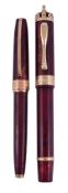Visconti, Diamond Jubilee, a limited edition fountain pen and ballpoint pen, no.001/600, the