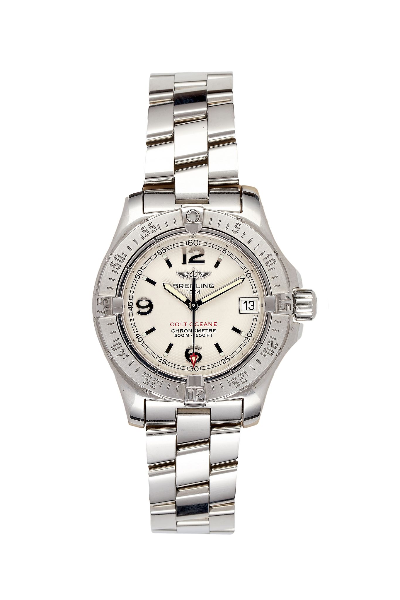 Breitling, Colt Oceane, ref. A77380, a lady's stainless steel bracelet wristwatch, no. 1376742,