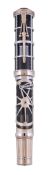 Montblanc, Skeleton, James Watt, 83, a limited edition gold fountain pen, no.03/83, the cap and