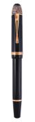 Montblanc, Writers Series, Voltaire, a limited edition fountain pen, no.16535/20000, 1995, the