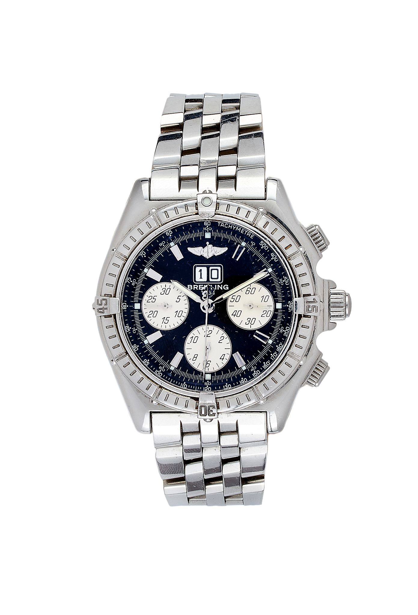 Breitling, Crosswind Special, ref. A44355, a stainless steel bracelet wristwatch, no. 729593, circa