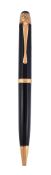 Montblanc, Writers Series, Voltaire, a limited edition ballpoint pen, no.05334/12000, 1995, the
