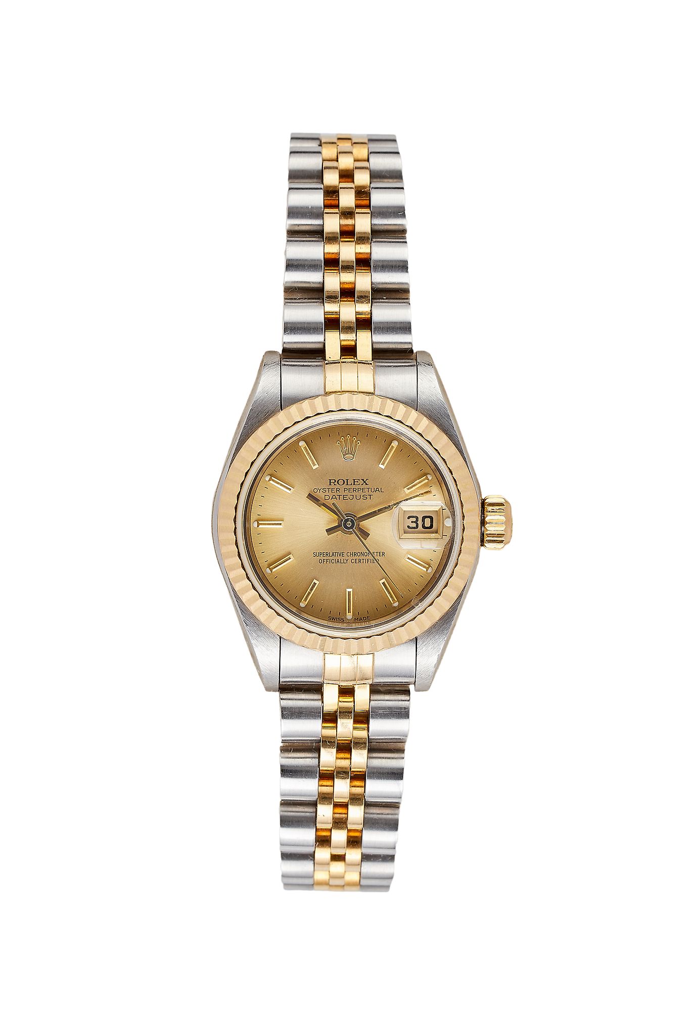 Rolex, Datejust, ref. 79173, a lady's two colour bracelet wristwatch, no. P570845, circa 2000,