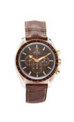 Omega, Speedmaster Broad Arrow 1957, ref. 32193425013001, a two colour wristwatch, no. 78346897,