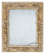 An Italian carved giltwood frame , Bolognese, circa 1600 , the frame carved profusely with fruiting