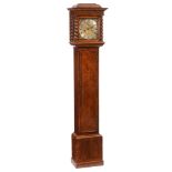 A small walnut eight-day longcase clock, the dial bearing a signature for William Akers, London,