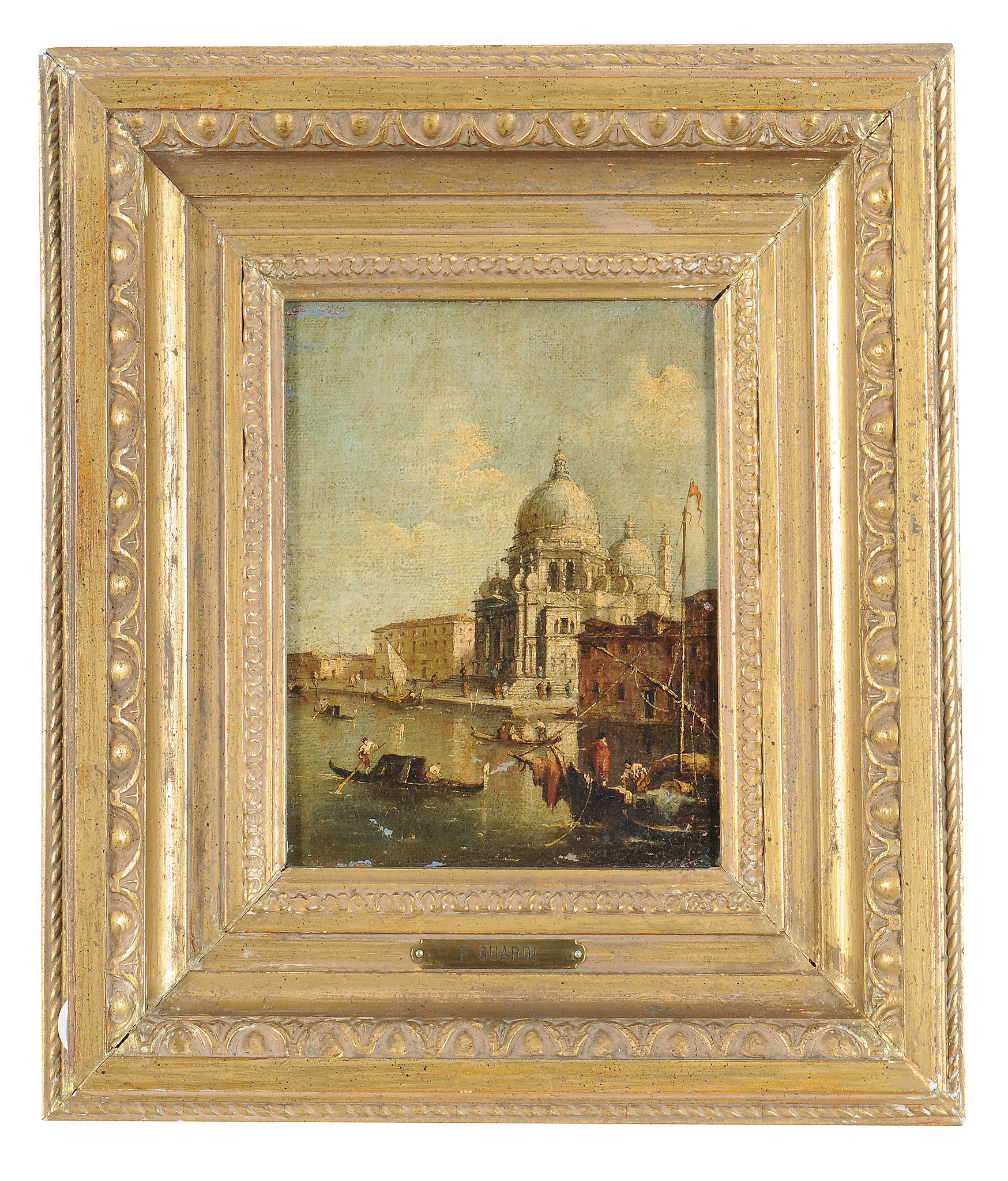 Follower of Francesco Guardi (Italian 1712 - 1793) - Two Venetian views Oil on canvas, circa 1900 - Image 3 of 6