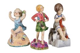 Three Royal Worcester figures modelled by F.G. Doughty , various date codes 1950s, comprising: '