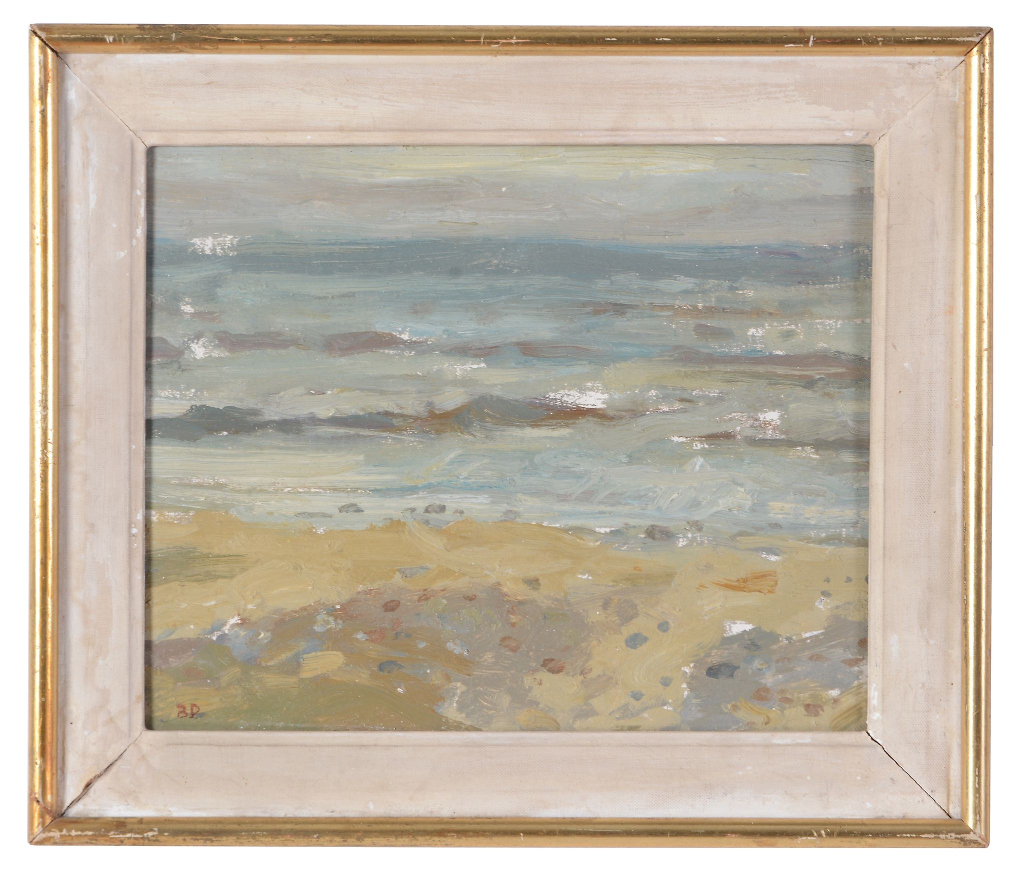 δ Bernard Dunstan (British 1920-2017) -Windy Day, Friog Oil on board Signed with initials lower left - Image 2 of 3