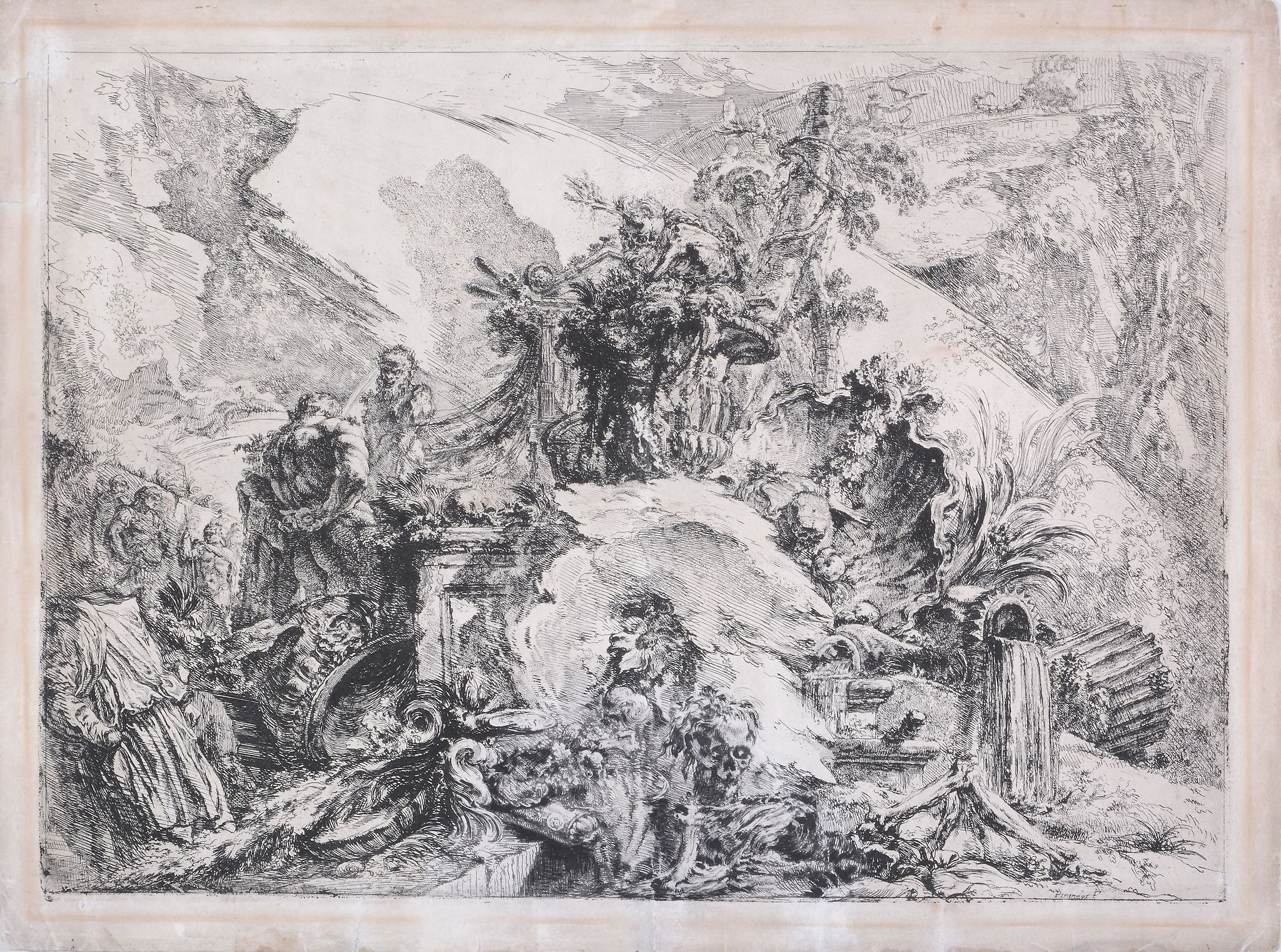 Giovanni Battista Piranesi (Italian 1720-1778) - Altra Vedvta del Tempio della Sibilla in Tivoli - Image 4 of 4