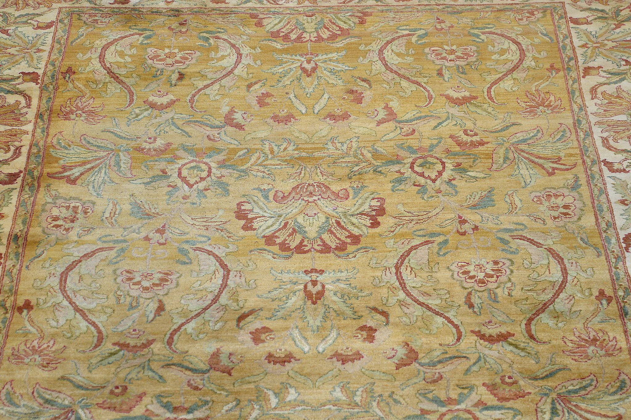 A woven carpet in Agra style , approximately 365cm x 270cm - Image 2 of 2